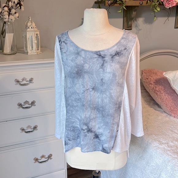 Jealous Tomato Top Partial Open Ladder White Flowy - Picture 4 of 12